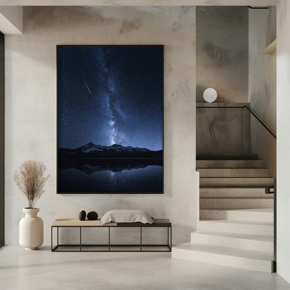 Galaxies Reflection | Poster