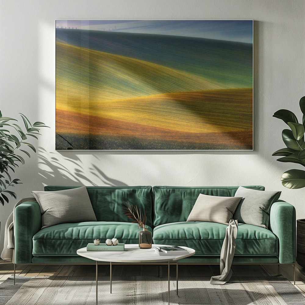 Frühlingsfelder | Leinwand