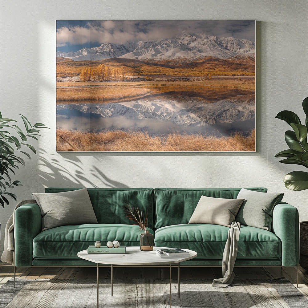 Spiegel für Berge | Leinwand