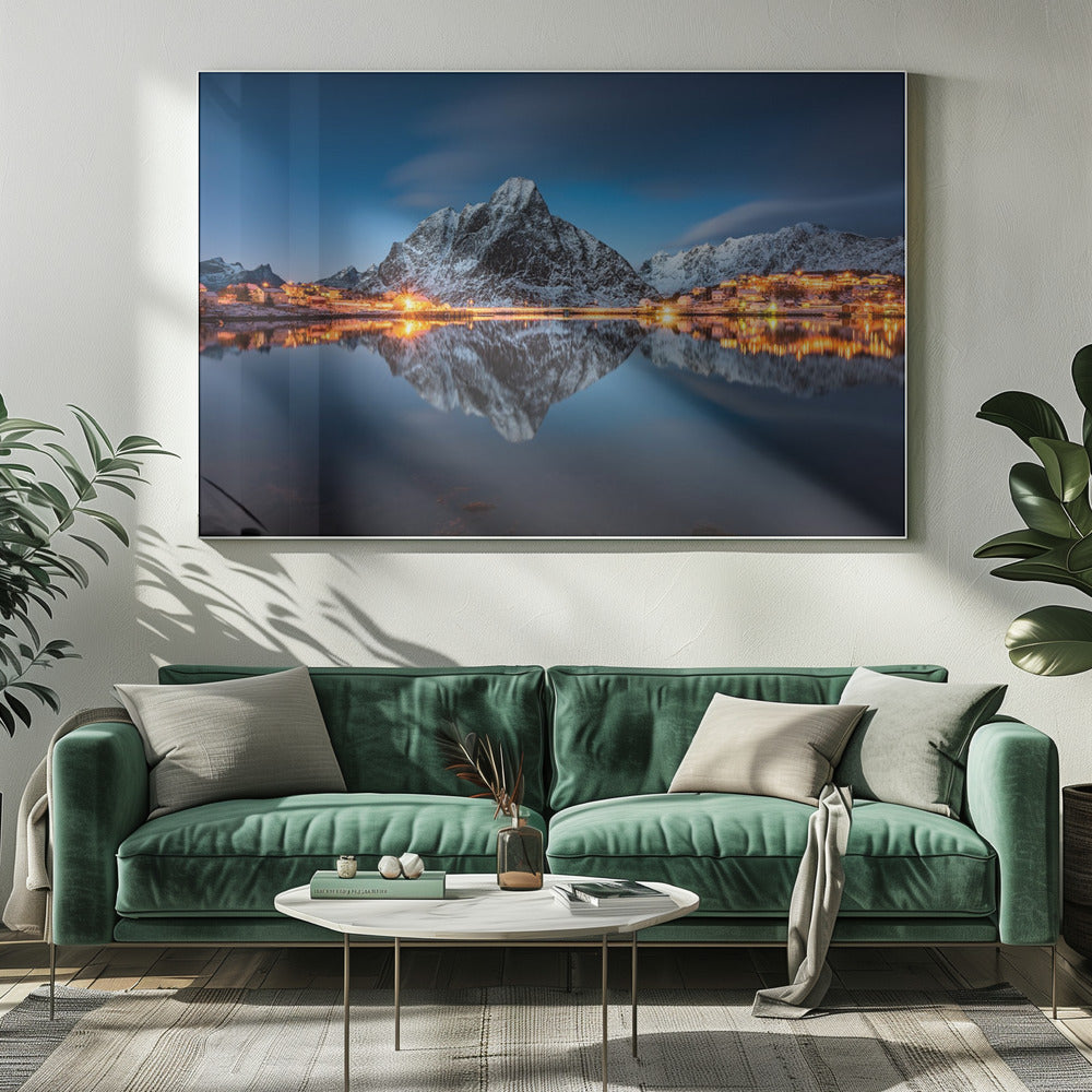 blaue Stunde | Leinwand