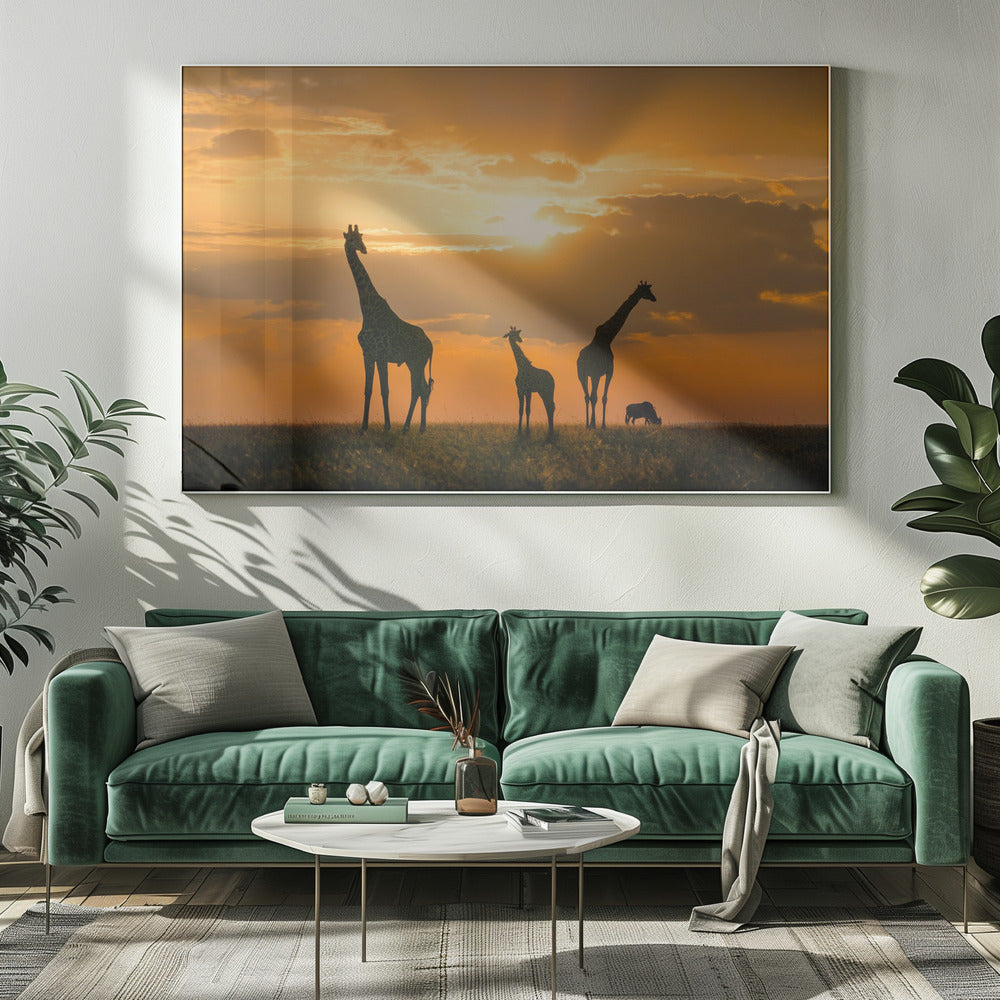 Golden Africa | Canvas