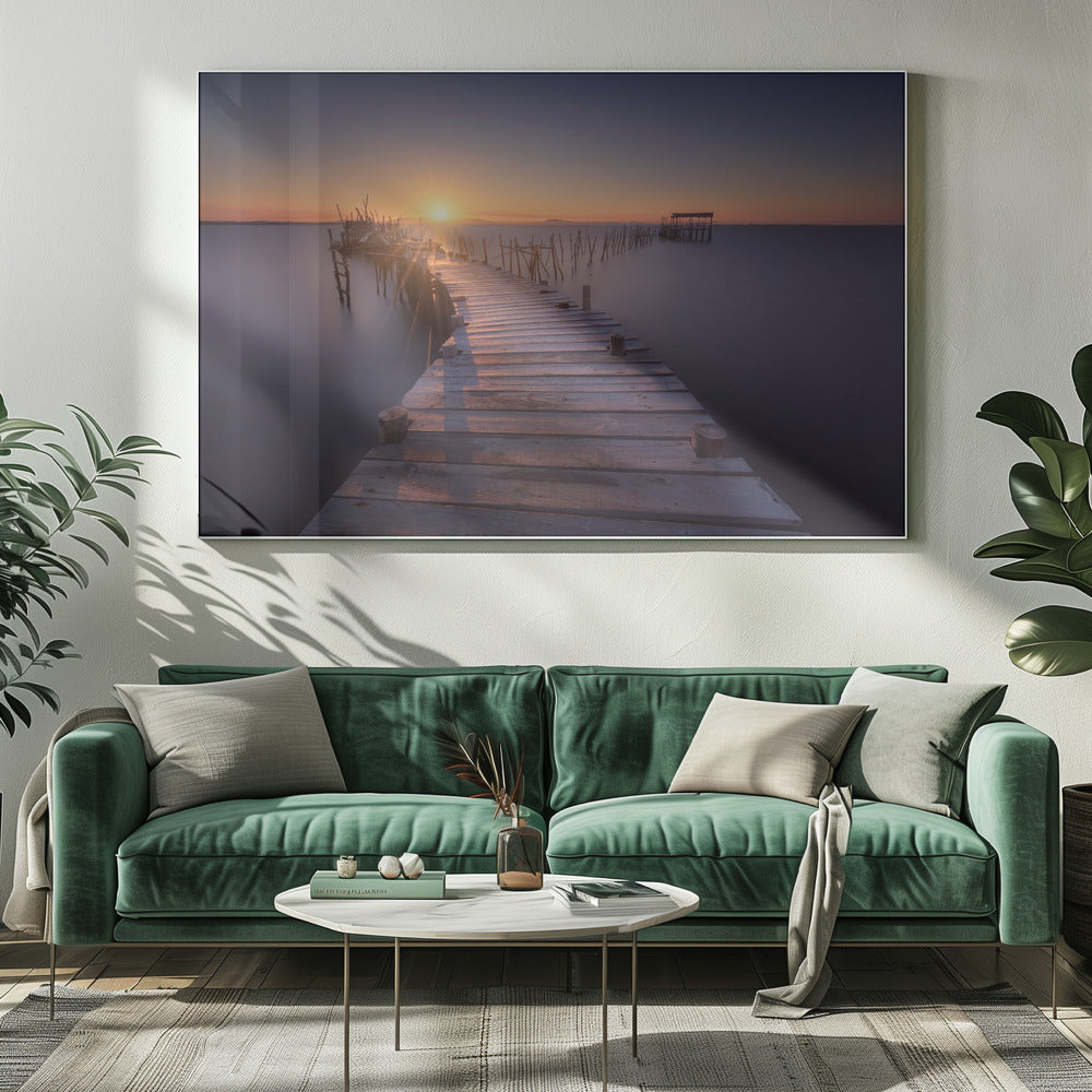 Das letzte Dock | Leinwand