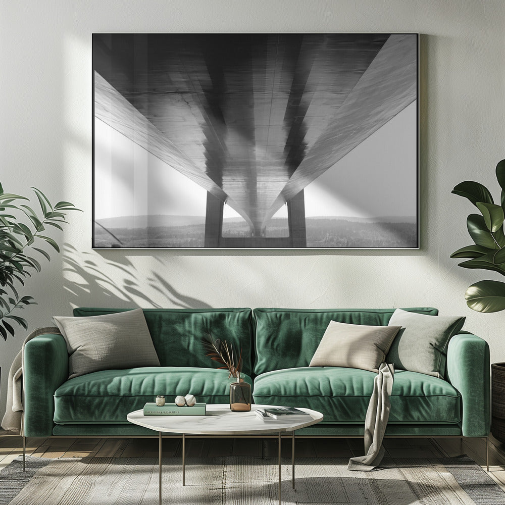 Unter der Brücke | Leinwand