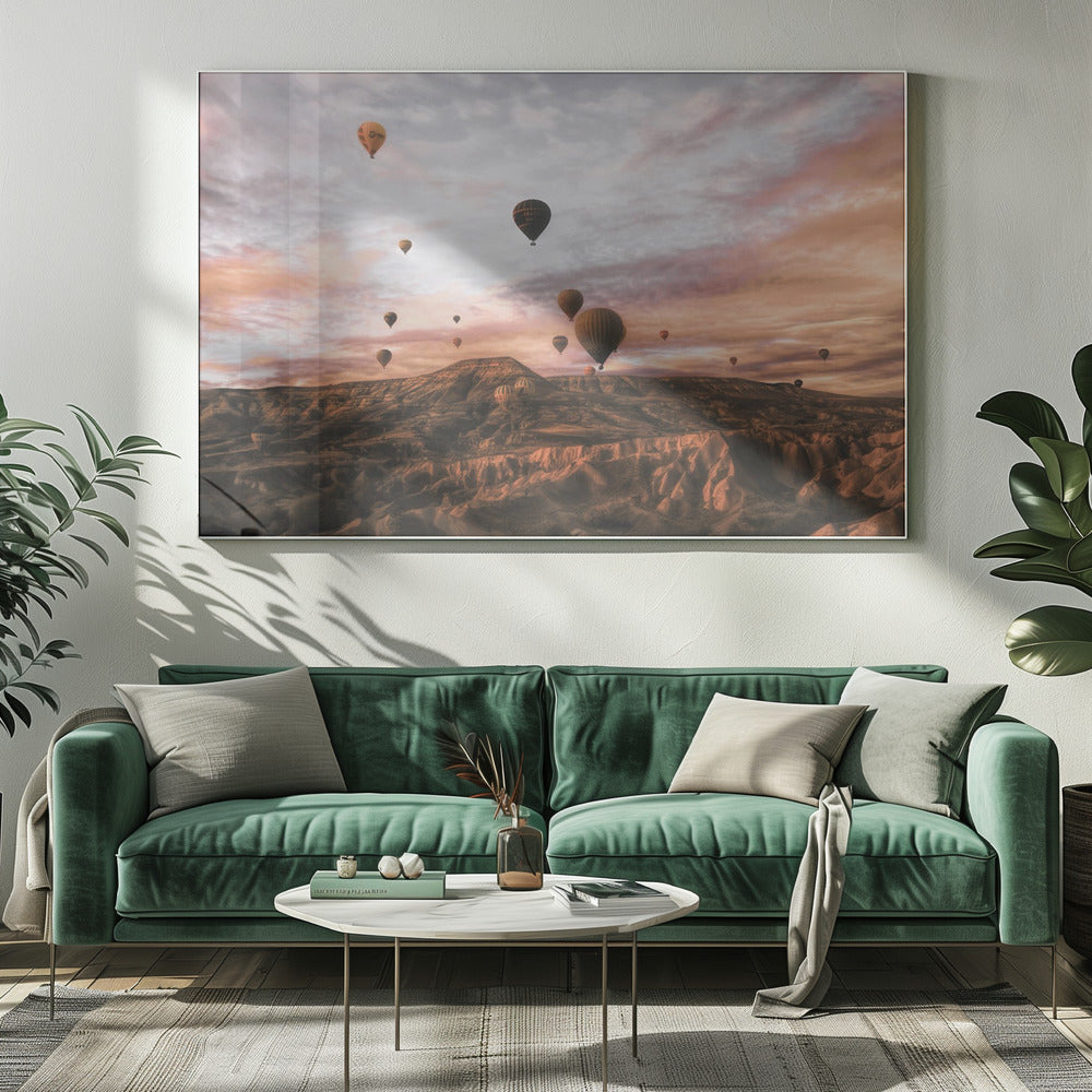 Heißluftballon von Kappodokia | Leinwand