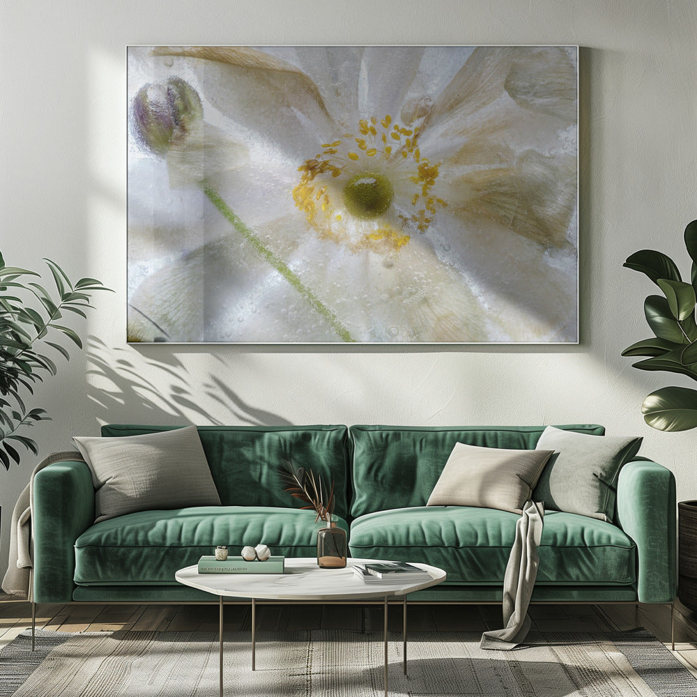 Florales Einfrieren | Leinwand