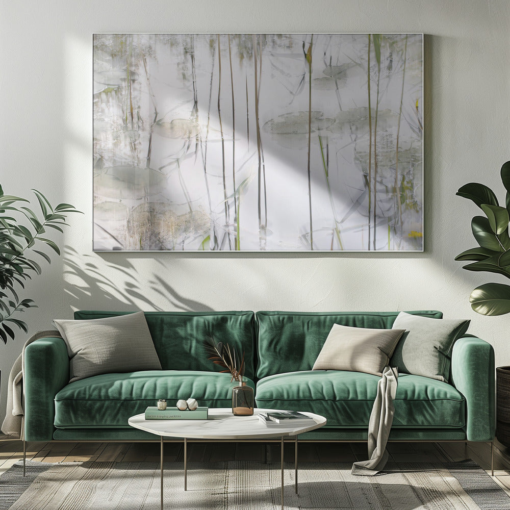Lilienblätter | Leinwand