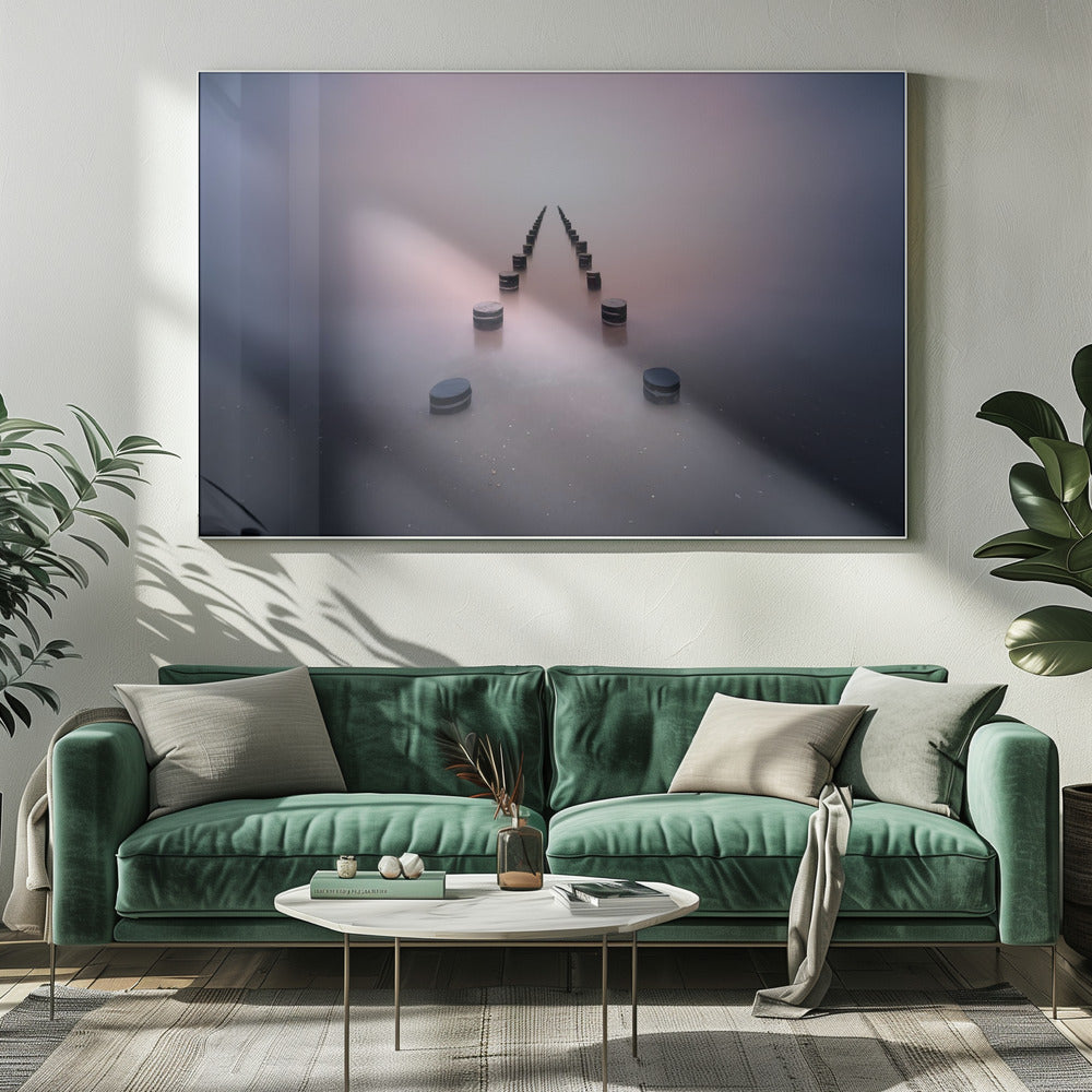 Allein in der Stille | Leinwand