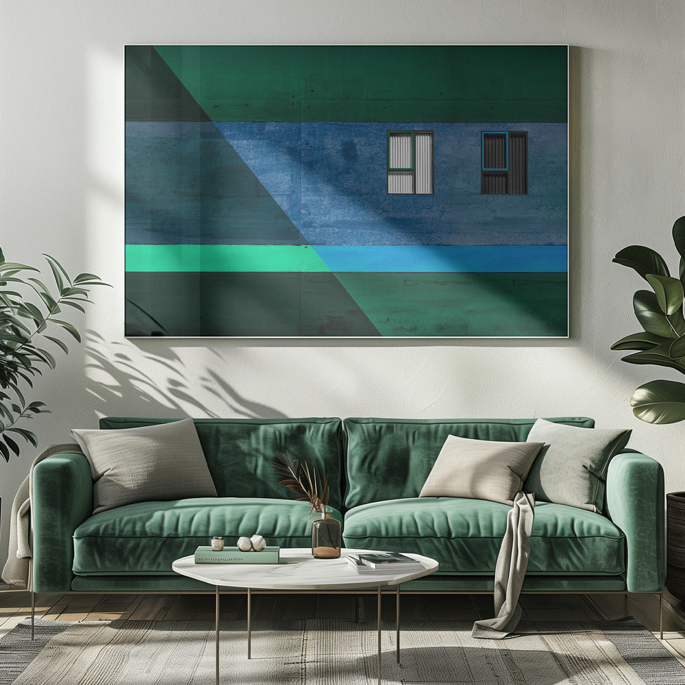 Blinds in black & white. | Canvas