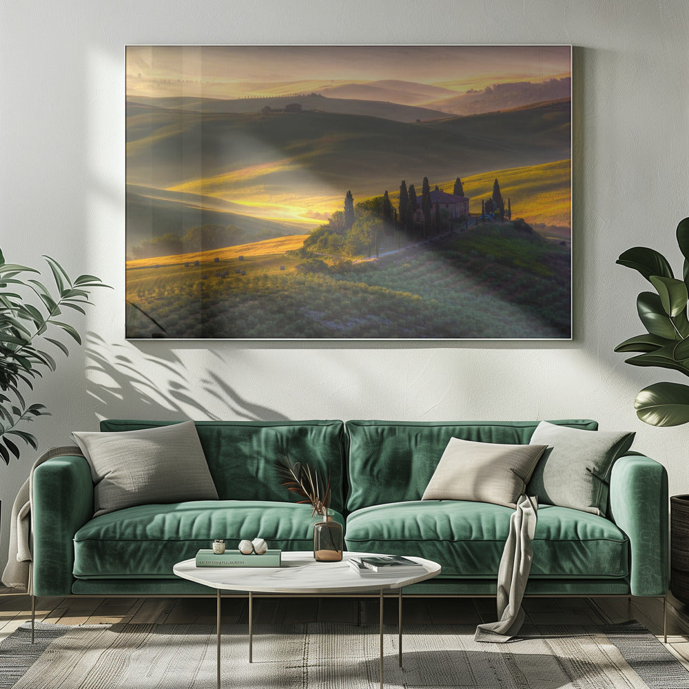 Of green and gold | Canvas