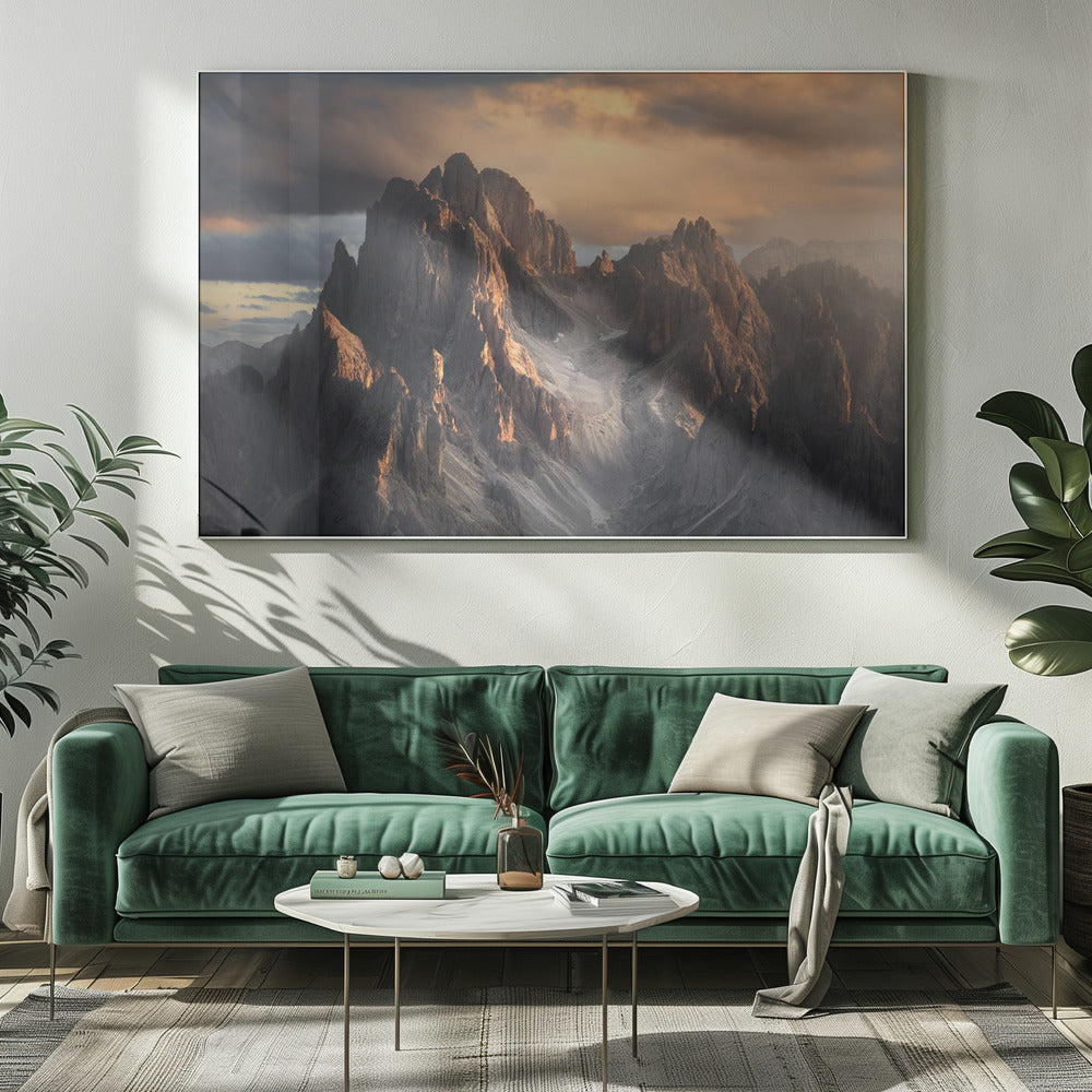 Licht auf dem Weg | Leinwand
