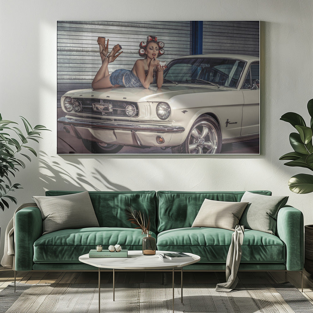 Baby, du kannst mein Auto fahren ..... | Leinwand