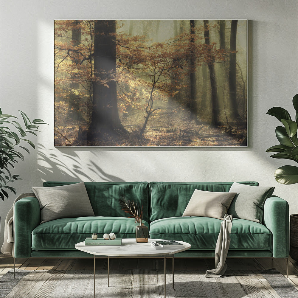 Sanfter Fall | Leinwand