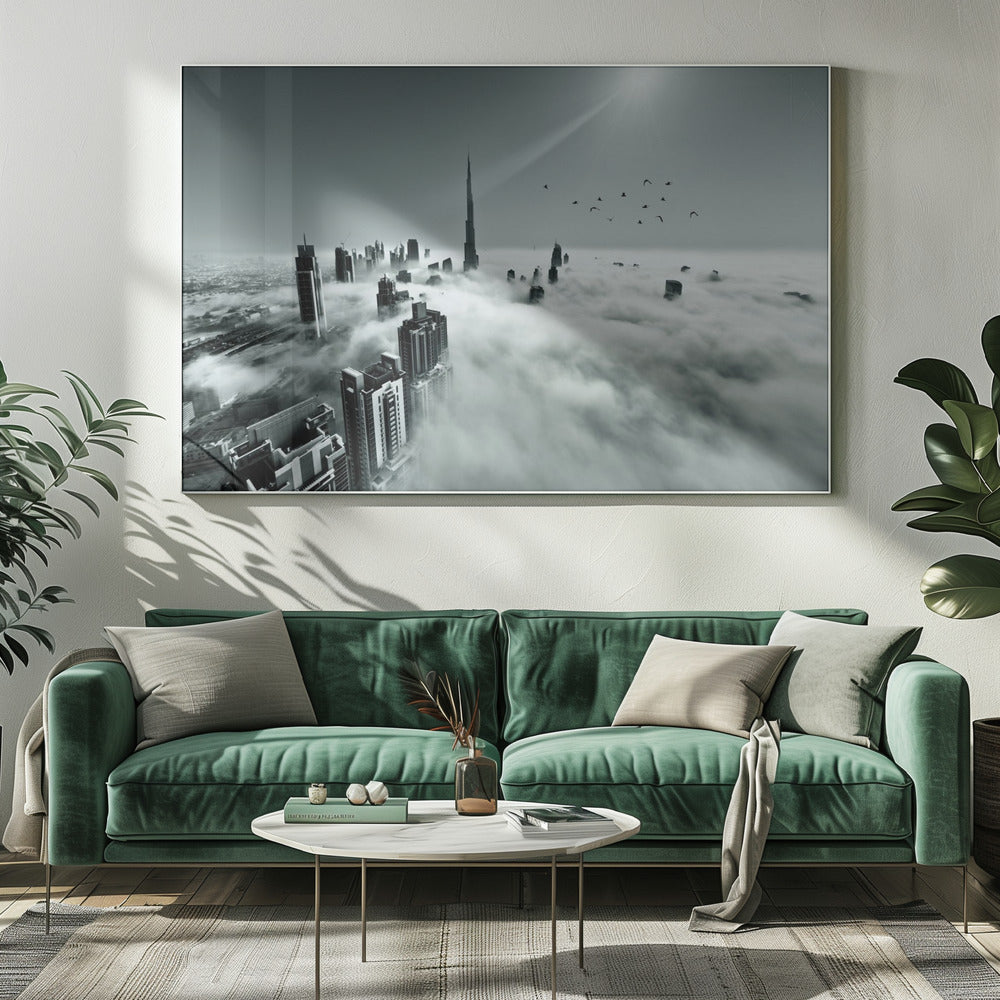 Hoch hinaus und darüber hinaus | Leinwand