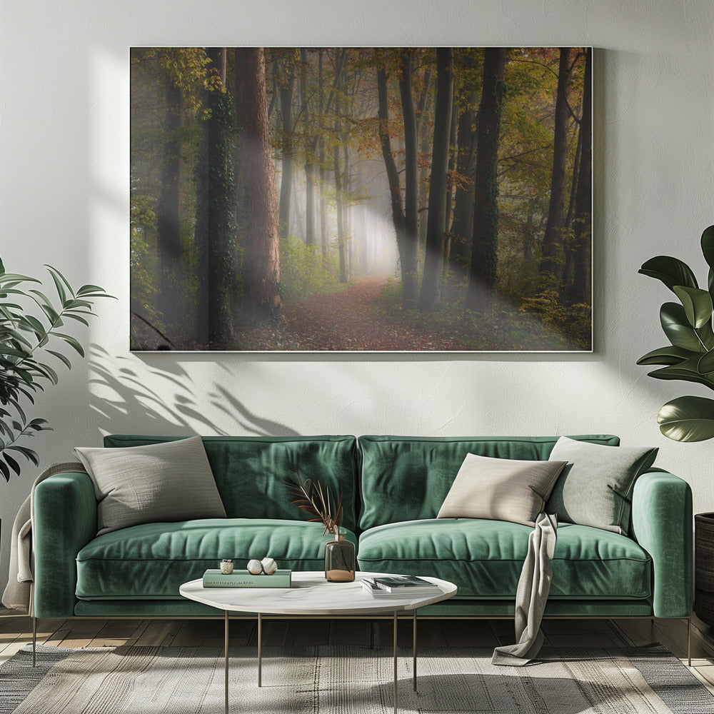 Bunter Herbstwald | Leinwand
