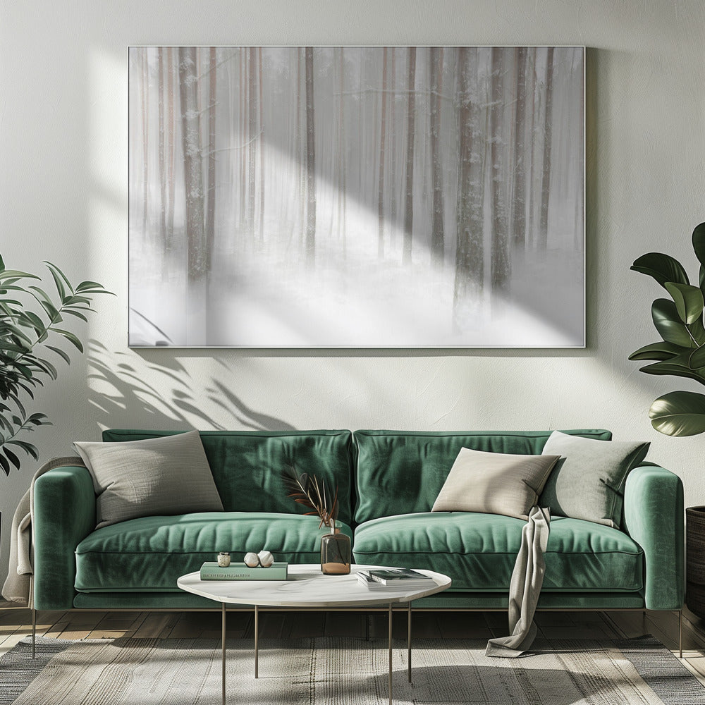 Winterforest in Sweden | Canvas