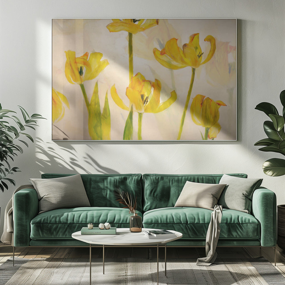 Blühende Tulpen | Leinwand