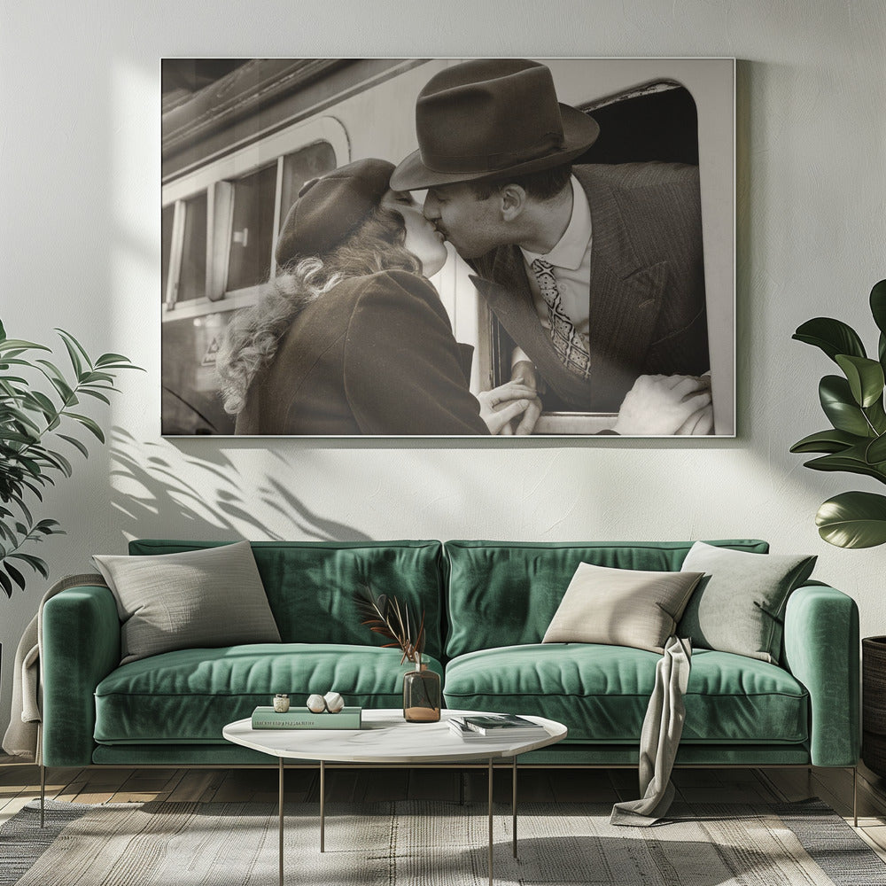 Der Abschiedskuss | Leinwand