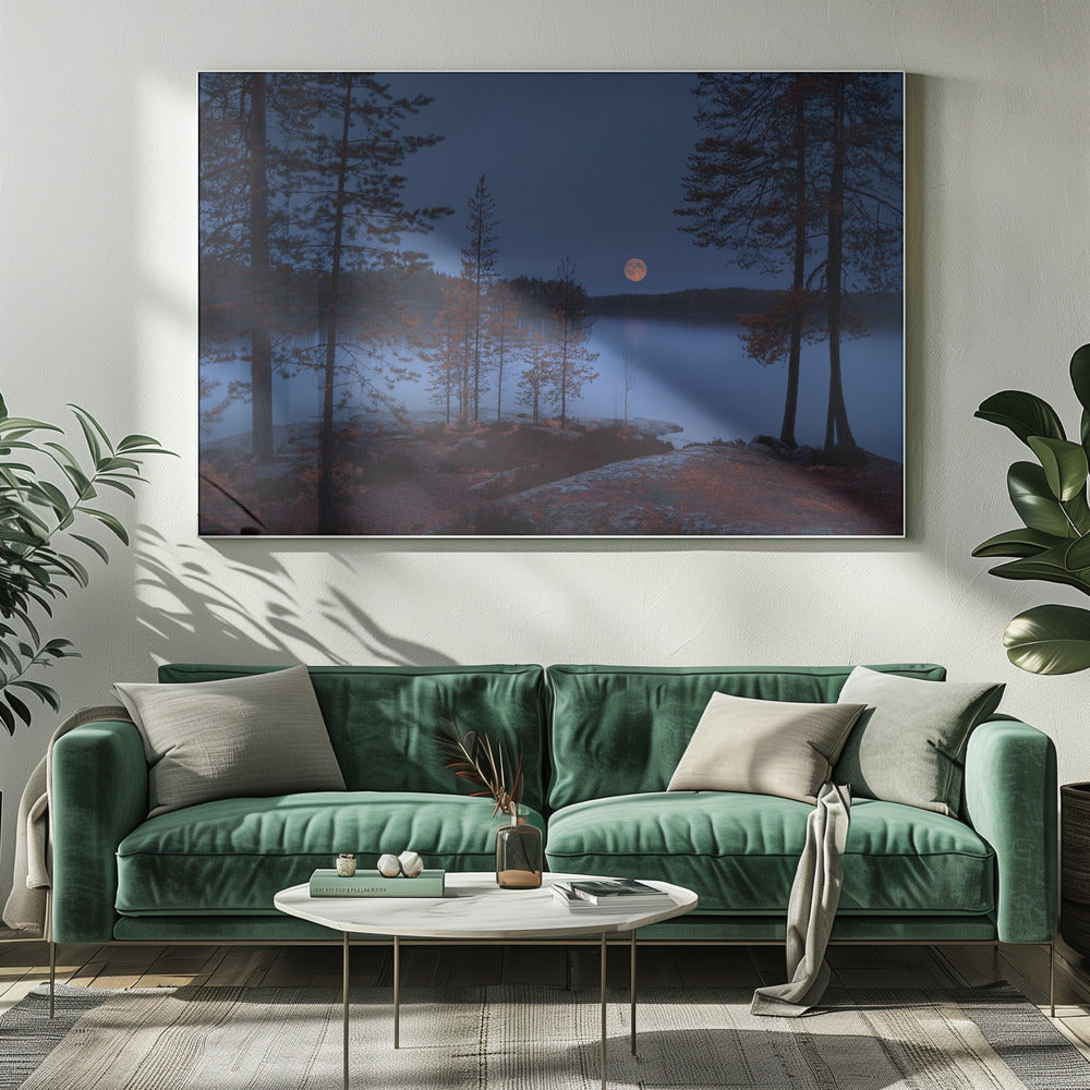 Roter Mond | Leinwand