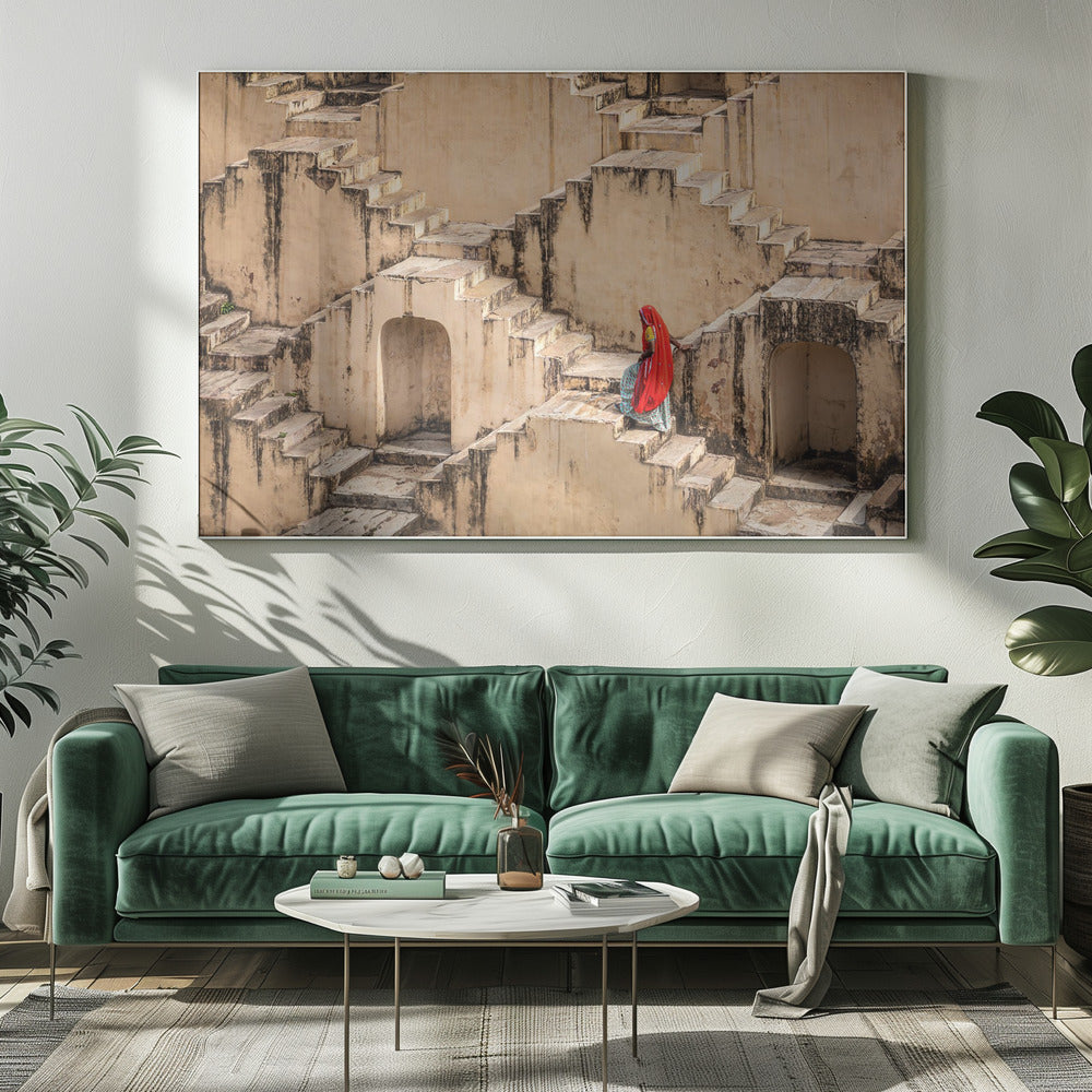 Die Geschichte eines Brunnens | Leinwand