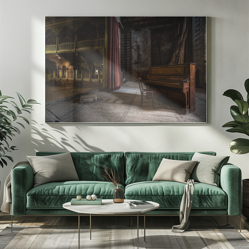 Show, unterbrochen | Leinwand