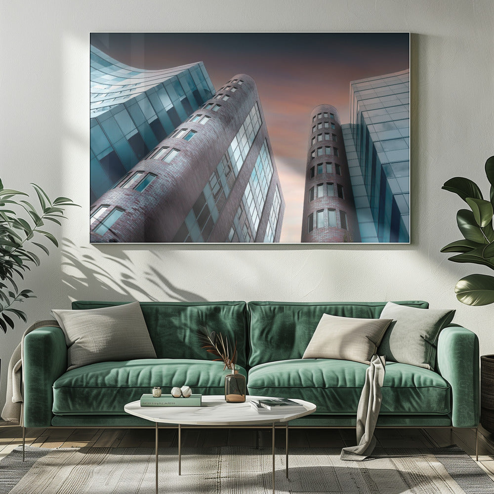 Bürogebäude | Leinwand