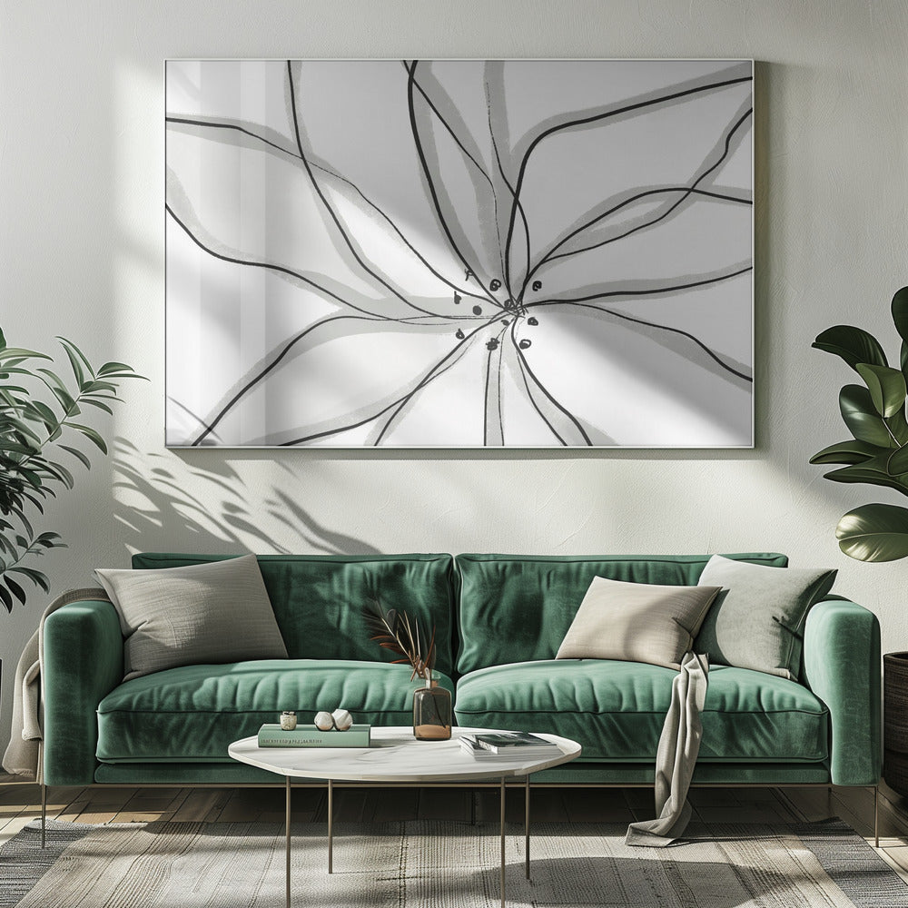 Zerbrechliche Blume | Leinwand