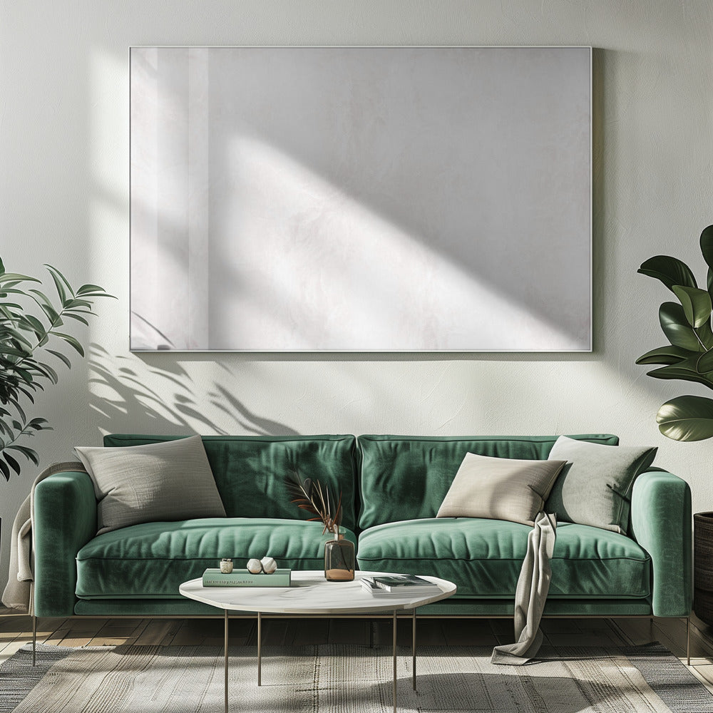 White And Grey Veining | Canvas