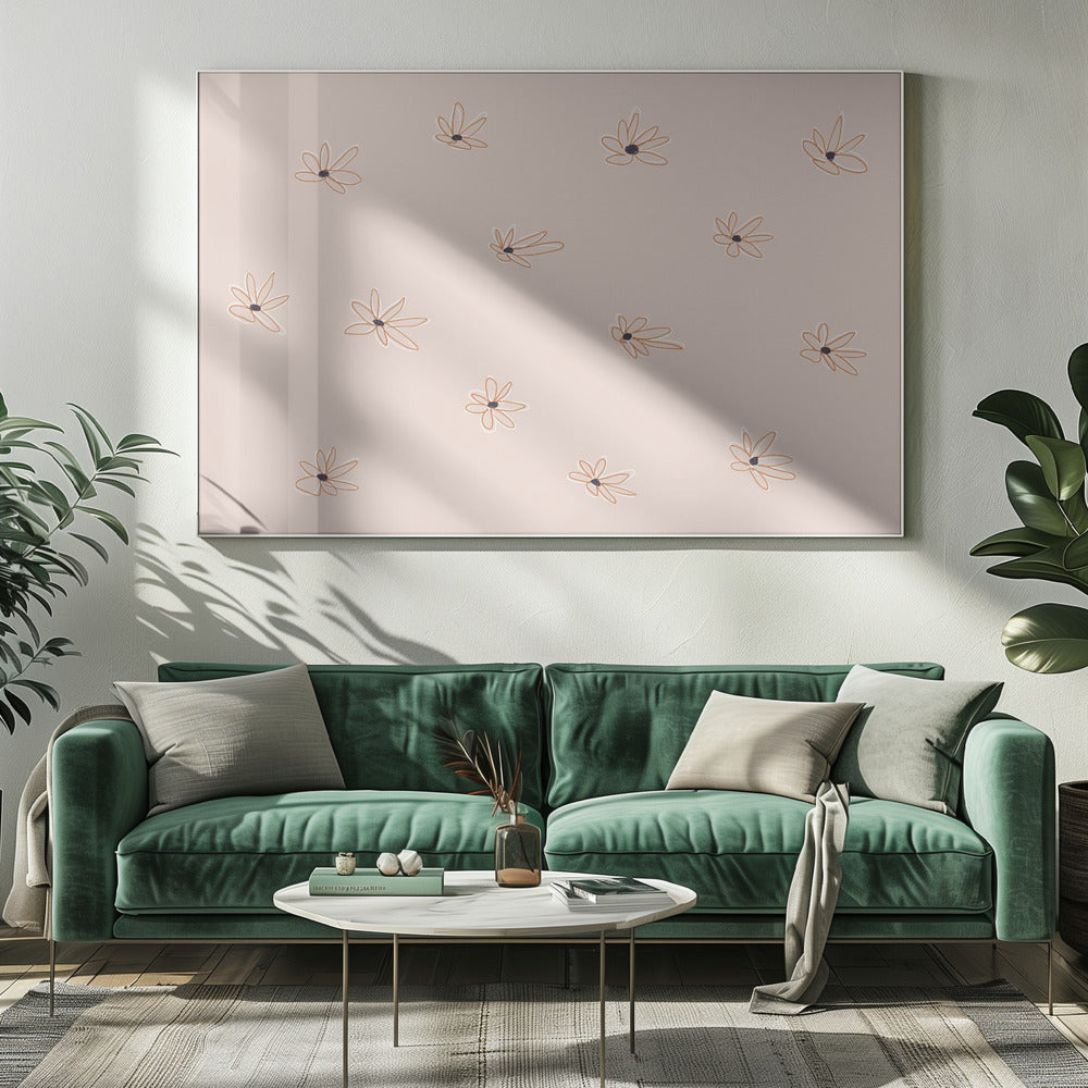 Minimalist Daisy Patterns | Canvas