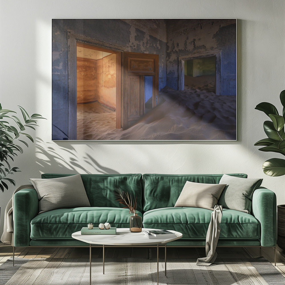 Die alten Nachbarn | Leinwand