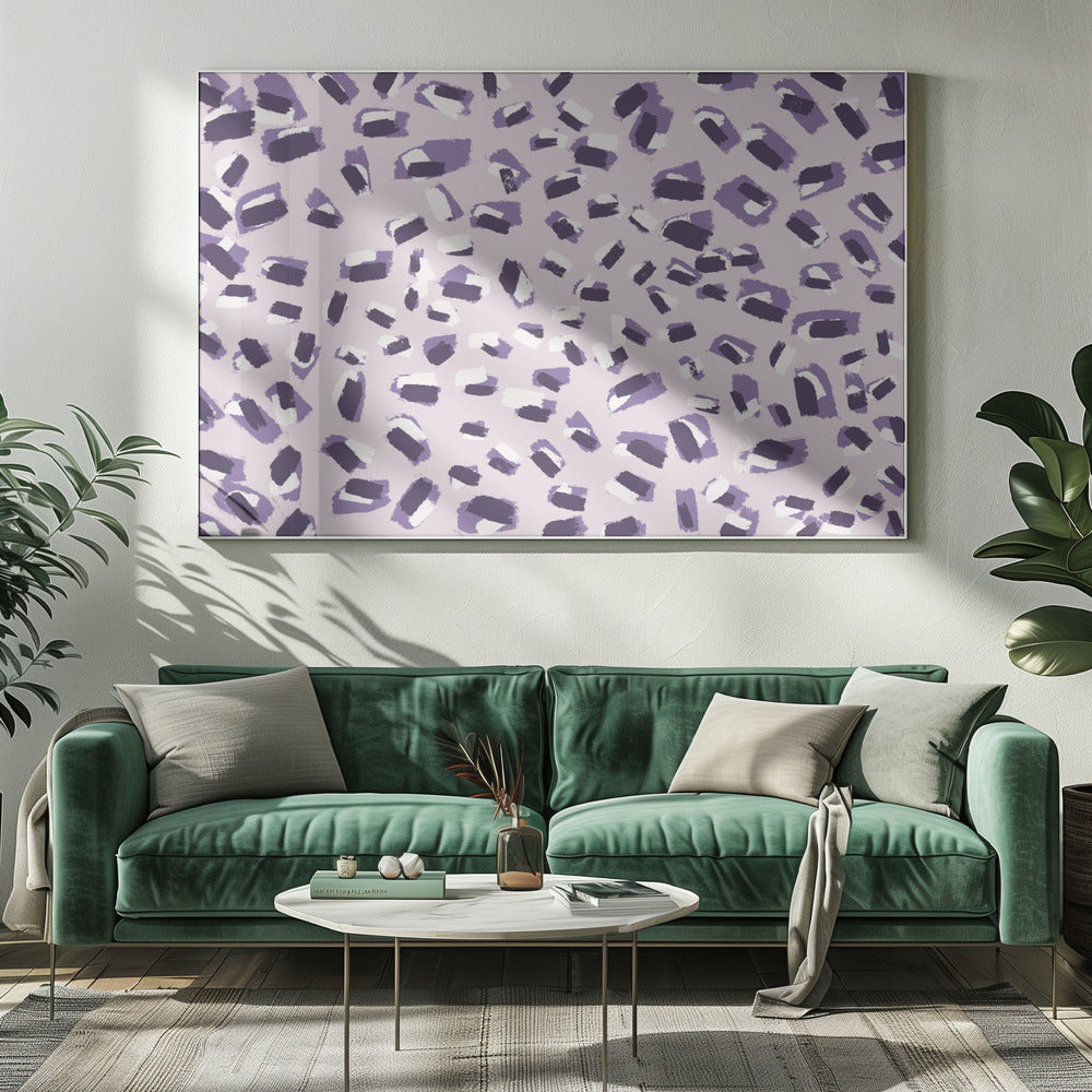 Lila Pinseltanz | Leinwand