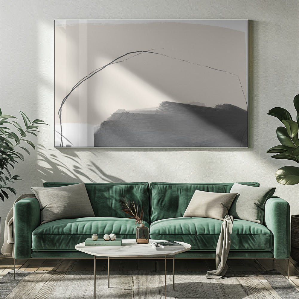 Ruhige Konturen | Leinwand