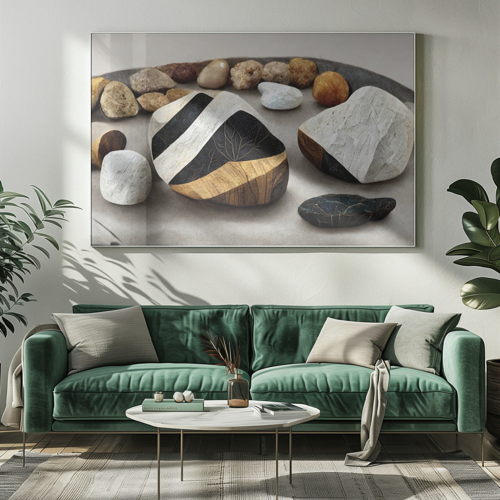 Layered Stonescape | Canvas