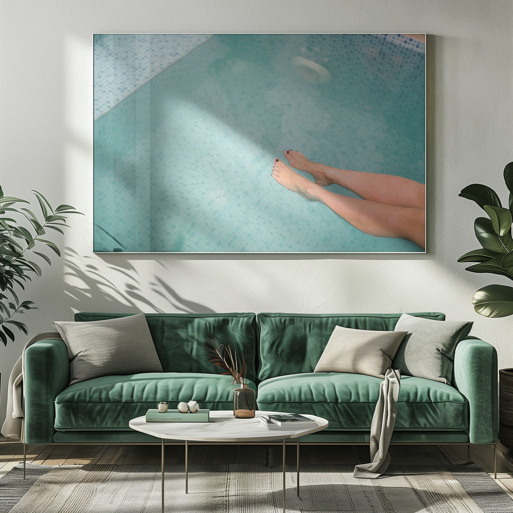 Marrakesch Pool | Leinwand