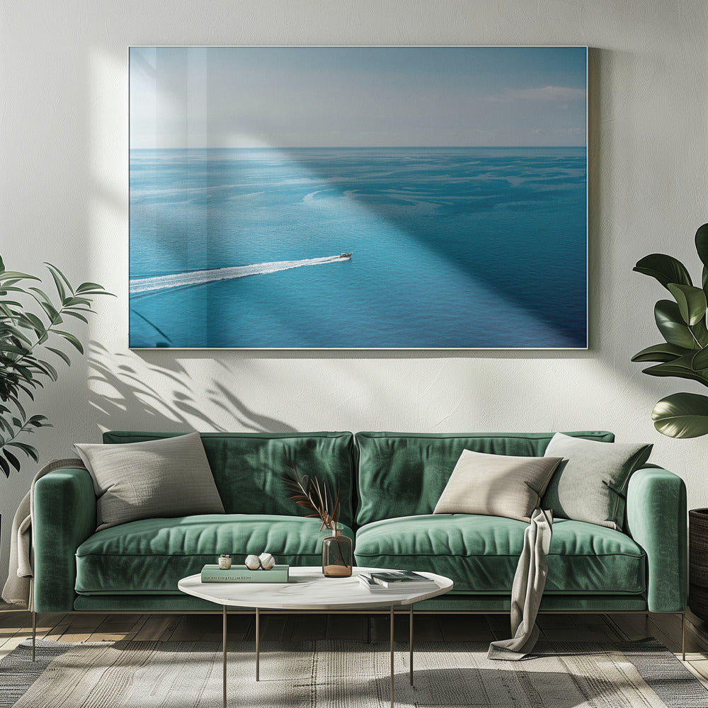 Das große Blau | Leinwand