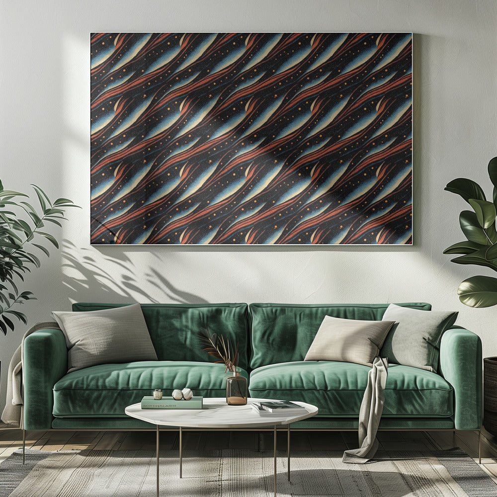 Galactic Wavescape | Canvas