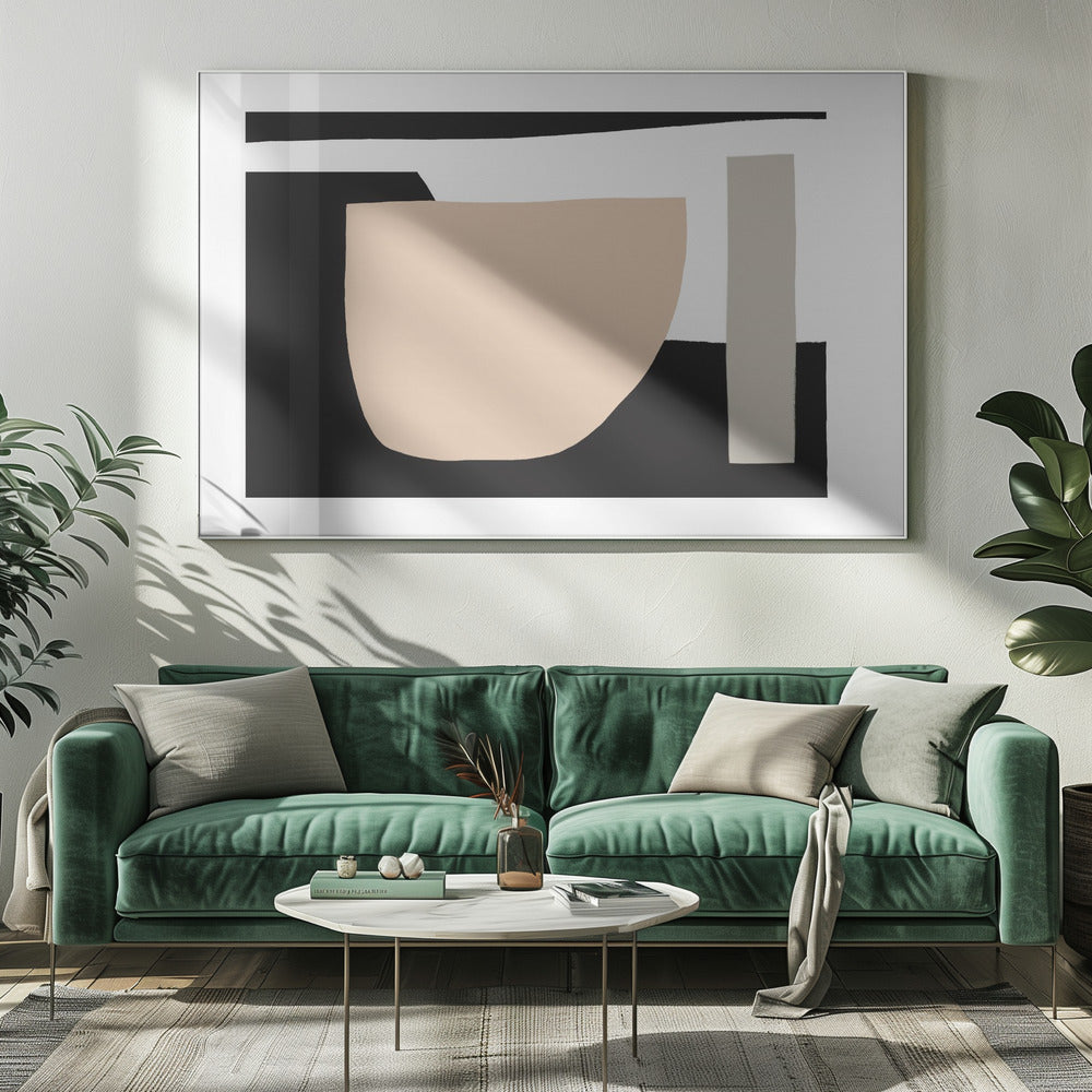Minimale Geometrie | Leinwand