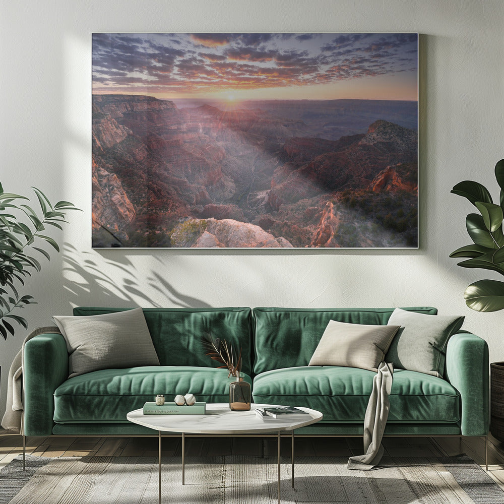 Blick auf den Grand Canyon | Leinwand
