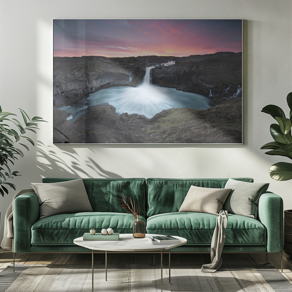 Aldeyarfoss | Leinwand