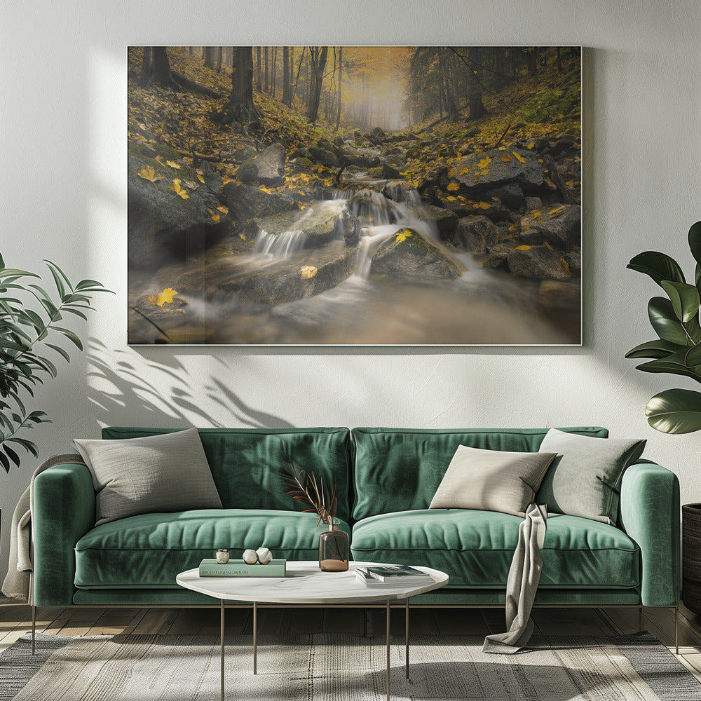 Herbststrom | Leinwand