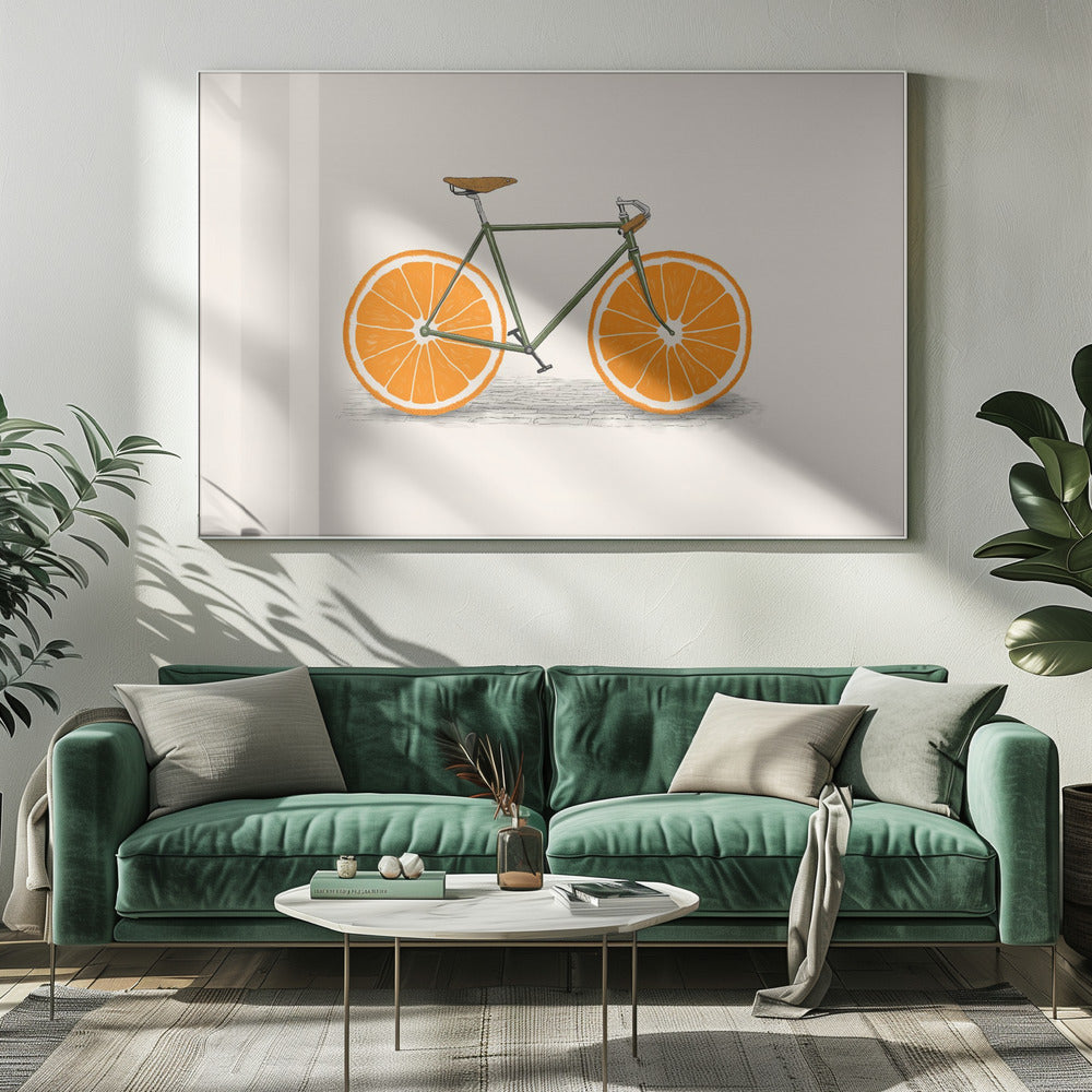 Orange Wheels | Canvas