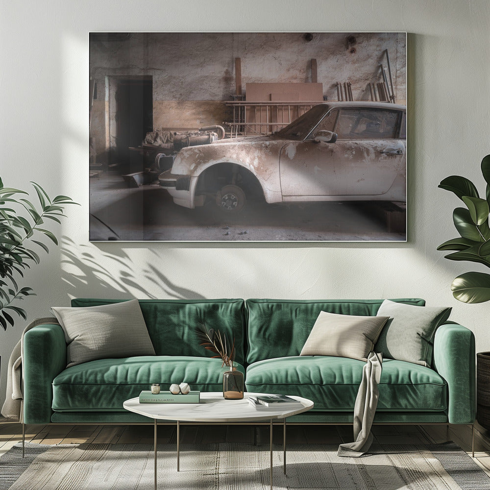 Dusty Porsche | Leinwand