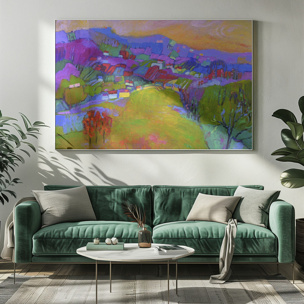 Naturinspirierte Landschaft | Leinwand
