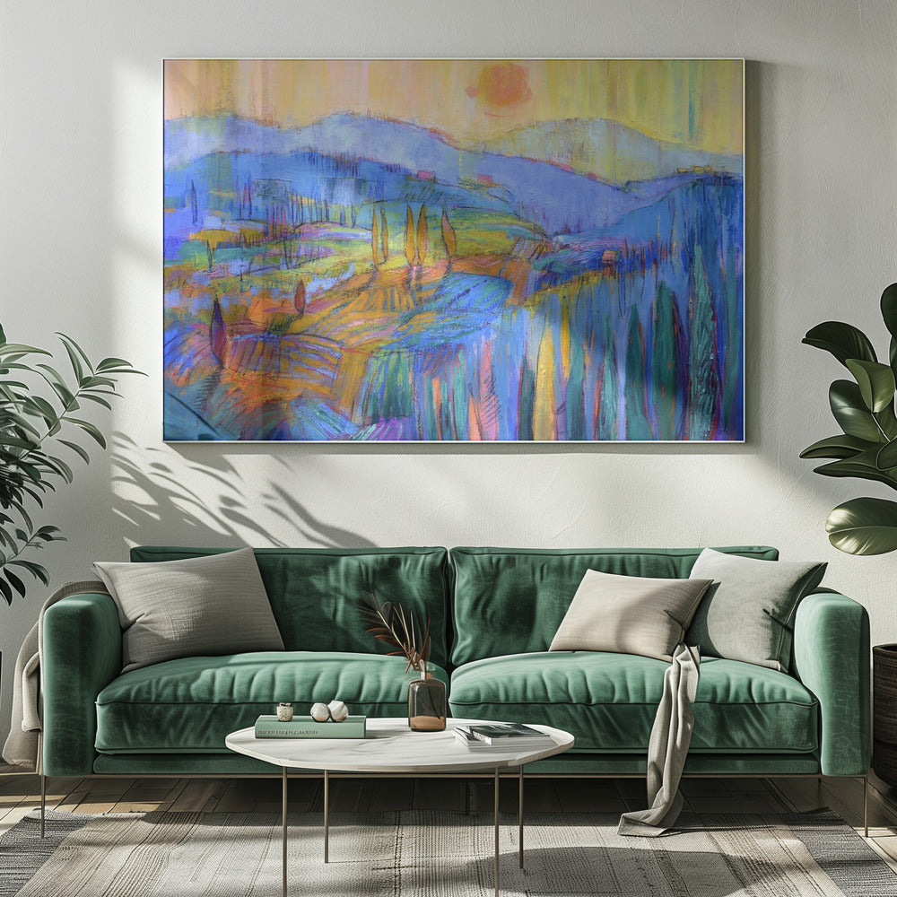 Traumlandschaft Sonnenaufgang | Leinwand