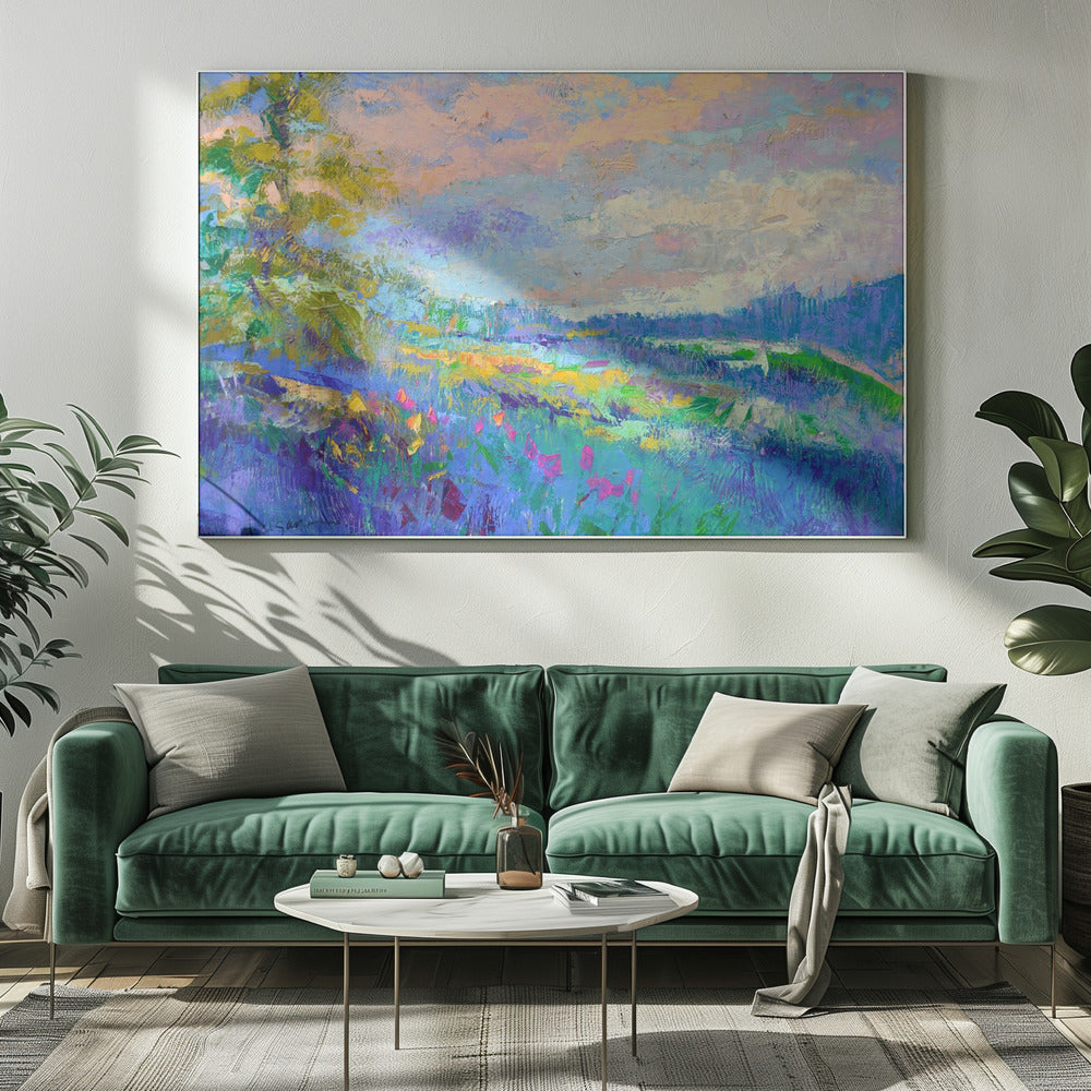 Impressionistische Landschaft | Leinwand