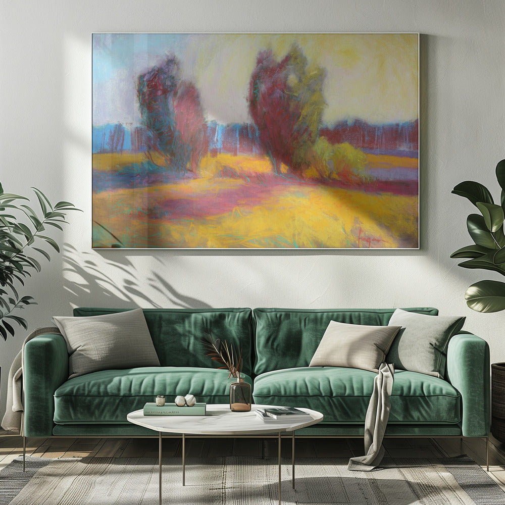Goldene Brise | Leinwand