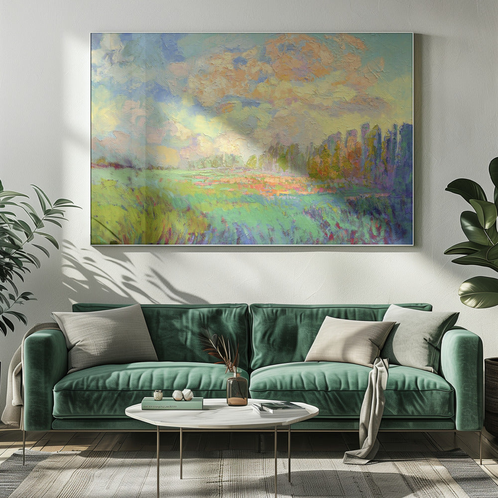 Goldene Träumerei | Leinwand