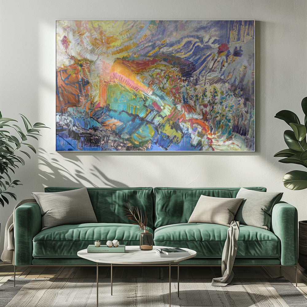 Lebendiges Kaleidoskop | Leinwand