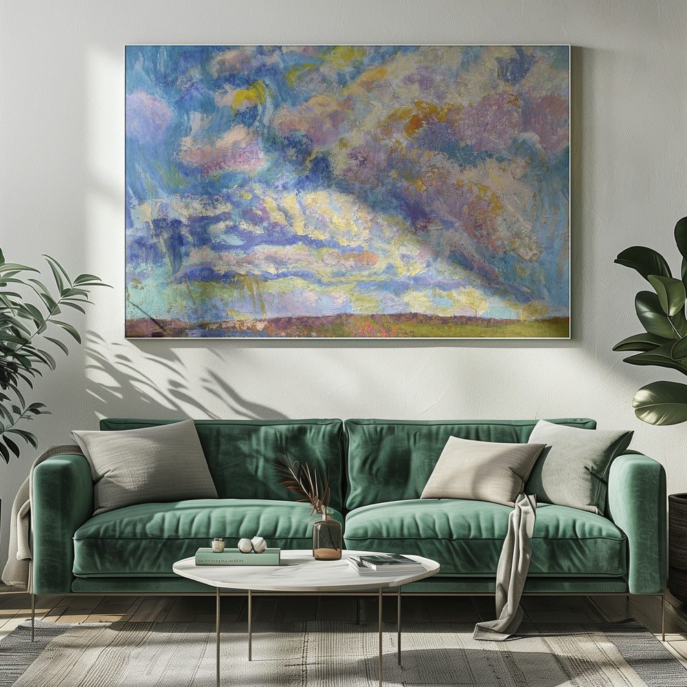 Bunte Himmelsfarbe | Leinwand