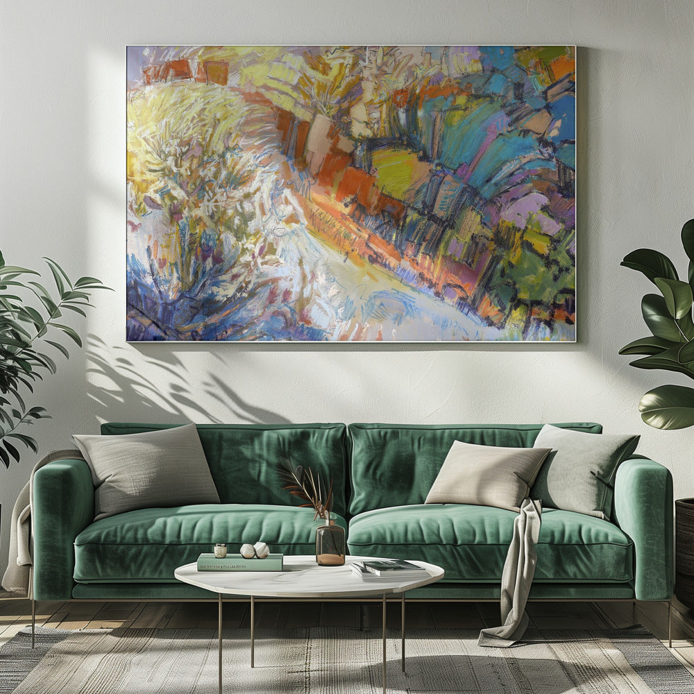 Bunte Traumlandschaft | Leinwand