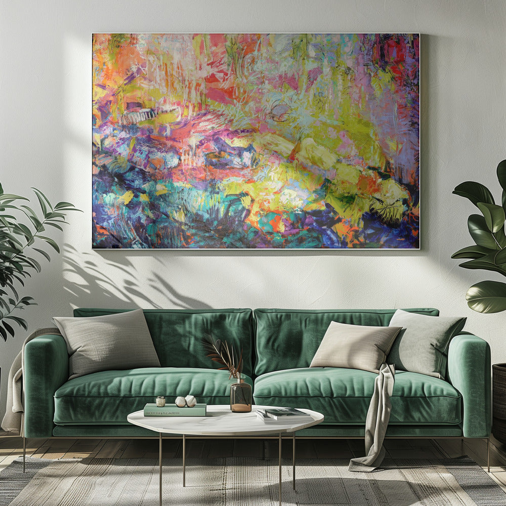 Eine Symphonie farbenfroher Harmonie | Leinwand